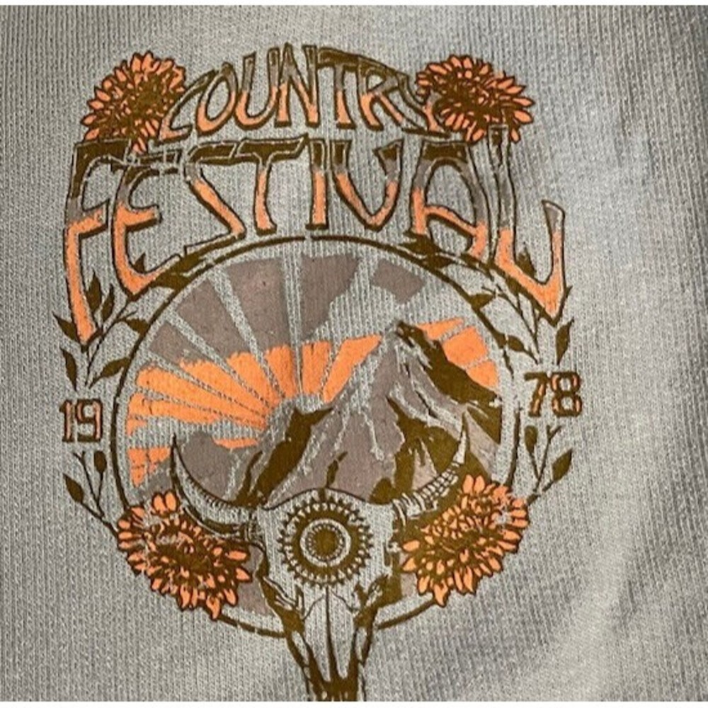 Weekend Soul Blue Shorts & Tank Top Pajama Set "Country Festival" Size XL - Picture 7 of 8